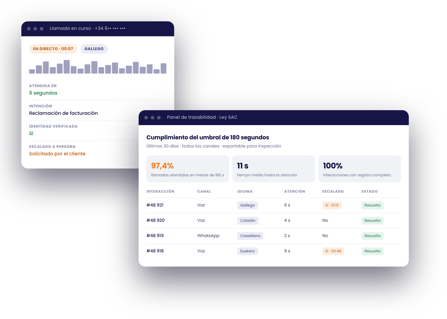 enterprise bot sac demo
